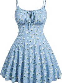 Cami Floral Ruched Mini Dress