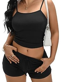 Sleeveless Summer Cami Shorts