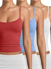 3 Pack Spaghetti Strap Tank Tops